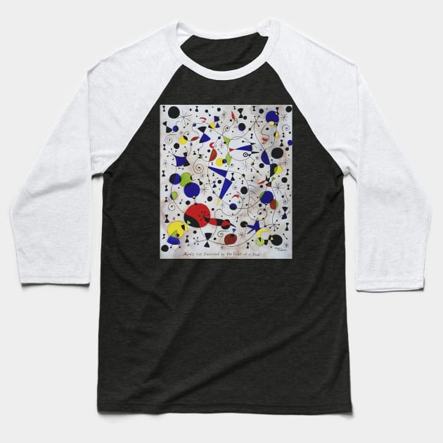 Joan Miro Baseball T-Shirt by marielaa69